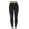 Lu Beggings a vita ad alta vita Donne push-up fiess soft lululy pantaloni che eseguono elastici elastico addestramento a forma di allenamento sportivo a forma di TADY LL826 Legging