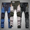 Pantalon Tactical Military Cargo Pantalon Men Swat Army Airsoft Impermétroofrpof rapide Pant sec mâle Randonnée extérieure Long pantalon plus taille 5xl