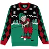 Herrtröjor The Ugly Sweater Co. Mens Sports Golf Christmas for Holiday Fun Design Snug Fit Betath Crewneck Drop Delivery Appa Dhzcu