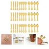 Ensembles de vaisselle 36 PCS ACCESSOIRES DE TOT DE COUBLE DE COUTEIL MINI MODION DE CUIE MODÈLE ALLIAGE MINIATURE COUVREURS DE COUVREURS DE TABLE