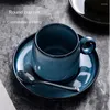 Mugs Chinese Kiln Ceramic Coffee Cups Saucers Luxury Mug And Cup Set Kitchen Accessories Household Goods