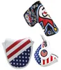 Golf Semicircle oder gerade Linie Putter Headcover Fine Quality PU -Stange -Kopf -Set von American Muster Club Push Rod Kopfbedeckung 94637779