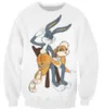 Fashionnewest Fashion Womenmens Bugs Bunny Looney Tunes 3D Printed Casual Stuthirts Tops S5XL B44277834