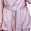 Roupas em casa Sparogers Women Women Pijama Conjunto 2024 Moda de marca Cetina Faux Silk Lady Robe Pants Bath Lounge 2 peças Pijamas Sleep Terne WP001