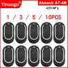 Rings Alutech AT4N Remote Control for Gate 433MHz Dynamic Code For Garage Gate Keychain Barrier Code Grabber Wireless Transmitter Key