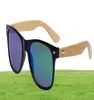 Ralferty Retro Bamboo Деревянные солнцезащитные очки для мужчин женщин дизайнерские спортивные очки золотые зеркало солнце