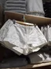 Kvinnors shorts Jyate American Retro Casual White Cotton 2024 Pocket Midja Drawstring Sportwear Women Summer Straight