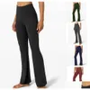 Damenhose Capris Yoga Lemens Leggings Kleidung FL Länge Skinny Flare 5 Farben verfügbare elastische Taillendesigner Sunsn Design Drop de otntq