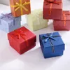 Gift Wrap Christmas Jelwery Decoration Box Mini Multi-color Bowknot Boxes Jewelry Storage Cases Packaging Simple Creative