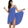 Towel Plus Size Beach Women Robes Bath Stripe Summer Dress Girls Fast Drying Spa Magical Nightwear Sleeping