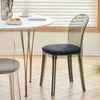 Kitchen Storage Nordic Transparent Dining Chair Home Ins Makeup Modern Simple Crystal Stool Back Acrylic