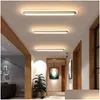 Lampadari casa moderna lampadario a led per soggiorno corridoio camera da letto rec deco 110v 220V illuminazione a soffitto di consegna di luci indoo dhrzd