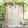 装飾花の結婚式人工ユーカリガーランドフラワーテーブルランナー装飾夕食のブライダルシャワー用ホームアーチ