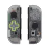 Fall Extremerat anpassat transparent styrenhetshusskal (DPAD -version) med fullständiga set -knappar för NS Switch OLED JoyCon