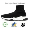 Wholesale Designer Casual Shoes OG Original Speed Socks Knit Rubber Bottoms Trainer Luxury 2.0 Neon Platform Red White Black Slip-On Outdoor Sports Sneakers Runners