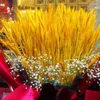 Decorative Flowers 50Pcs Real Wheat Ear Natural Dried Centerpieces For Weddings Artificial Wedding Valentine's Day Gifts Christmas