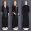 Vêtements ethniques Robes africaines pour femmes musulmanes longues robe burqa cristal mince robe 2024 Automne Vêtements élégants plus taille 4xl Abaya