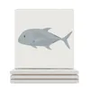 Bord Mats Giant Trevally Ceramic Coasters (Square) Animal Pot Anti Slip White