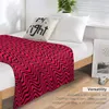 ブランケットPewdiepie Red and Black Throw Blankevet Bedファッショナブルな高級デザイナー