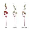 Dekorative Blumen Gefälschte Pflanzen Pfirsich Blüte Baum künstlich rot/weiß/rosa Garten schmücken dauerhafte Plastik Seide Hochzeitsdekoration
