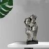 Dekorative Figuren Statue Skulptur Miniaturraum Dekoration Paar Modell Charakter Neoklassische Dekor -Erklärungen für die moderne Kunst zu Hause