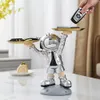 Nordic Home Decoration Spaceman Storage Tray Ornaments Resin Crafts Modern Living Room Decoration Room Figurines for Interior 240329
