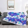 Blankets Classic Pattern Soft Warm Light Thin Blanket Hard Cover