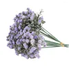 Fiori decorativi decorazioni per la casa bouquet floreale bouquet babysbreath finta gypsophila artificiale e8l9