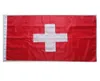 Swiss Flag High Quality 3x5 FT National Banner 90x150cm Festival Party Gift 100D Polyester Indoor Outdoor Printed Flags and Banner4044420