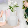 Vazolar Beyaz Vazo Seramik Kurutulmuş Çiçekler Nötr Seramik Kitaplık Dekoratif Nesneler Centerpieces için