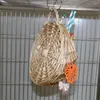 Andere vogels leveren speelgoed papegaai foerageren speelgoed hangende mand kauwkooi -accessoires voor parakeet budgerigars cockatiel jovebirds