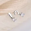 Stud -oorbellen Symbool voor vrouwenuitroept Mark Zirkon Crystal Creative Vintage Design Fashion Lady Fine Jewelry Gifts Boyulige