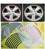 Nieuwe creatieve 10 inch17 inch auto kleur wiel rand auto reflecterende stickers auto banden ring reflecterende stickers motorfiets wiel2927711