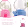 Botellas de almacenamiento Máquinas Gumball Máquinas para niños Juguetes Candy Dispenser Dispenser Gumballs Catcher Bubble