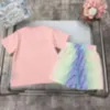 Camiseta feminina Conjunto de produtos de verão