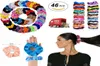 Scrunchies włosy aksamitne elastyki włosów krawatowe scrunce opaski krawaty liny prezenty 46 PCS9505967