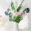 Dekorative Blumen Hochzeitstisch Dekoration Eternal Natural Rose Pampas Grasbouquet Boho getrocknete Luxus Wohnzimmer Wohnkultur Wohnzimmer