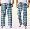 Plaid Heren Pyjama Bottom broek Sleepwear Loungen Relaxed Home PJS Pants Flanel Comfy Jersey Soft Cotton Pantalon Pijama Hombre 23499446