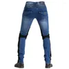 Men's Jeans Summer Motorcycle Riding Comfortable Breathable Elastic Cargo Pants Outdoor Sports Wear Resistant Trousers