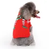 Abbigliamento per cani abiti natalizi per animali domestici che eseguono un maglione di motivi da clown adorabile costume caldo (taglia 2xl)