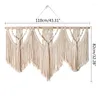 Window Stickers Large Macrame Wall Hanging Tapestry Wooden Stick Hand-Woven Bohemian