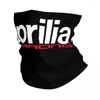 Lenços Aprilia Racing Motorcross Motor Acessórios Bandana pescoço enrolar o cachecol de cachecol Multifuncional para homens mulheres durante toda a temporada