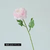 Fleurs décoratives 10pc Fleur de lotus de rosée de soie artificielle pour la décoration de salon de la maison fausse rose de mariage décor de mariée bouquet floral