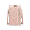 Bag Women Fashion Wild Crossbody Square Flap Messenger Ladies Mini Handbag Matte Leather Shoulder Female Clover Pattern