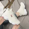 Casual Shoes Winter Fashion Sneakers Woman Pink Chunky Platform Designers Kvinnliga läderkvinnor Vulkaniserade 2024 tränare