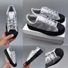 Superstar di moda scarpe casual uomini donne tripli piattaforme d'argento sneaker scarpe da ginnastica piatta