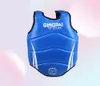 Bröstvakt Boxning Kickboxing Body Vest Protector Martial Arts WTF Reversible Rib Shield Taekwondo Target Training Uniform9184346