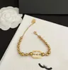 Luxe designer kralen armbanden ketting charme modearmband hoogwaardige koper 18K verguld voor dames populaire Valentijnsdag verlovingsgeschenk