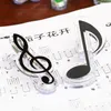 バッグクリッププラスチック音楽ノートクリップピアノブックページ