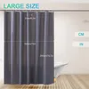 Cortinas de ducha cortina 180x200cm extra ancho de baño Eva con baño resistente a la prueba resistente al agua impermeable.